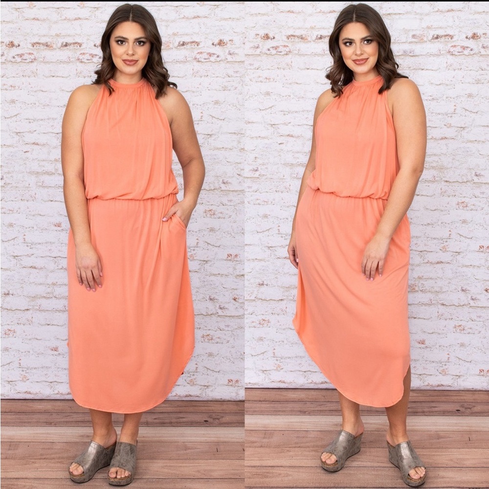 Hear The Applause Dress, Coral